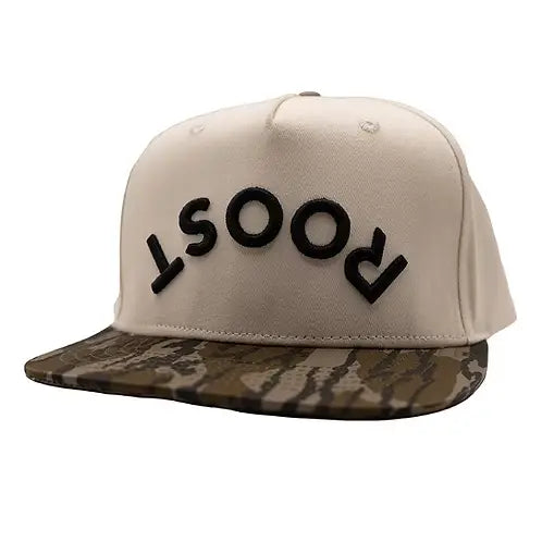 Roost Bottomland Camo Bill Logo Hat - Adult