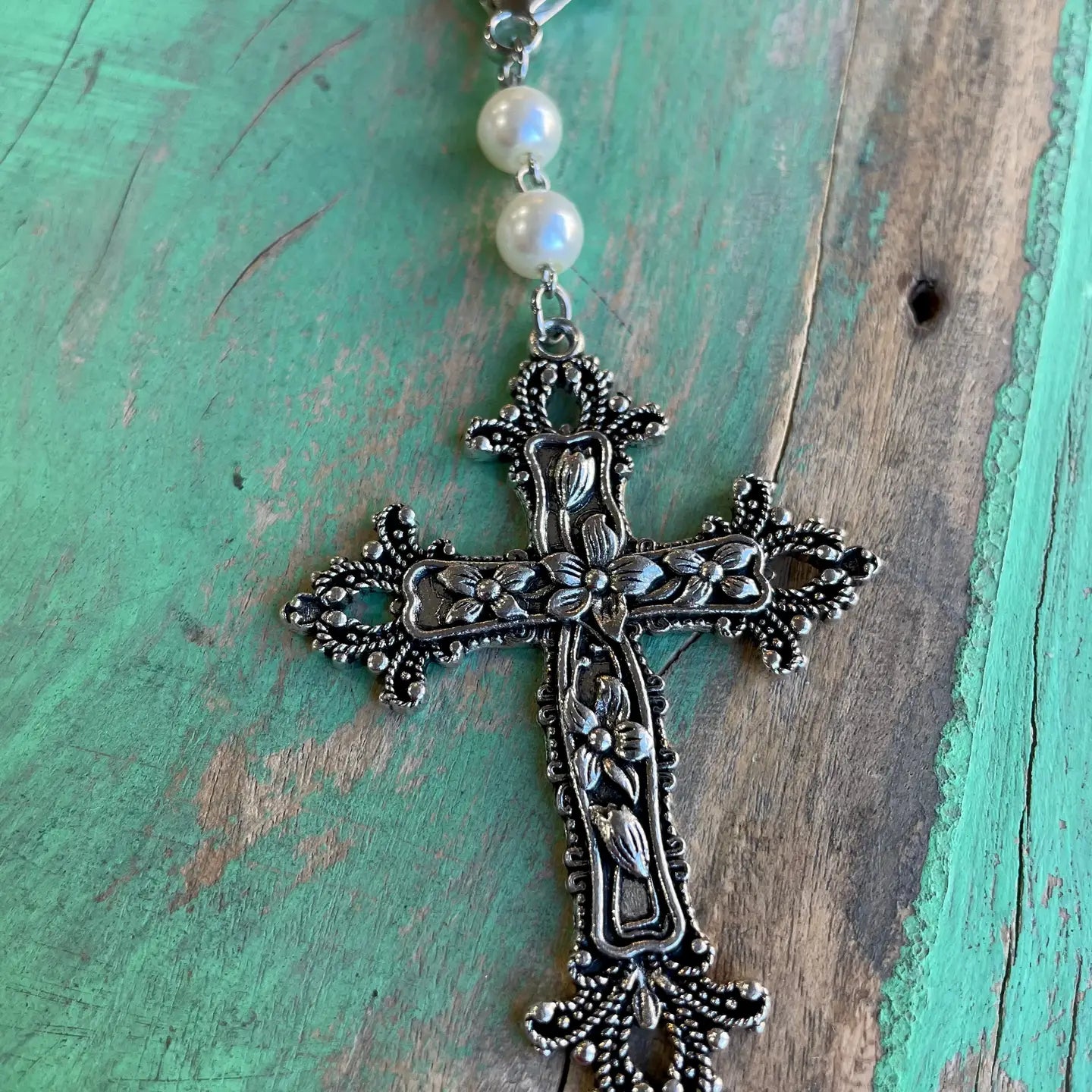 Silver Purse Blessing - Cross