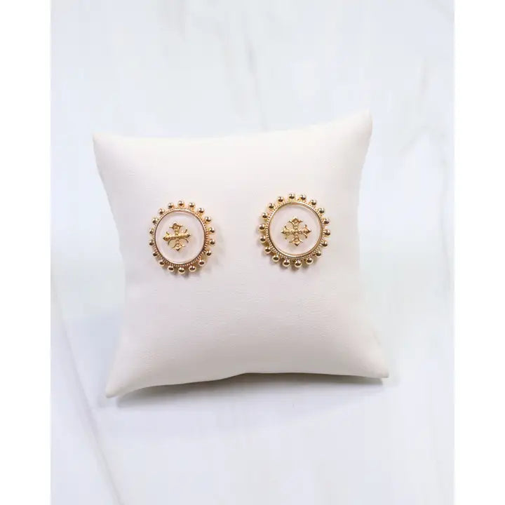 Queen’s Charm Studs - Caroline Hill