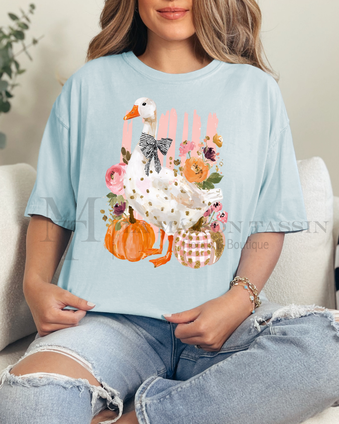 Fall Goose Tee (Made to Order)