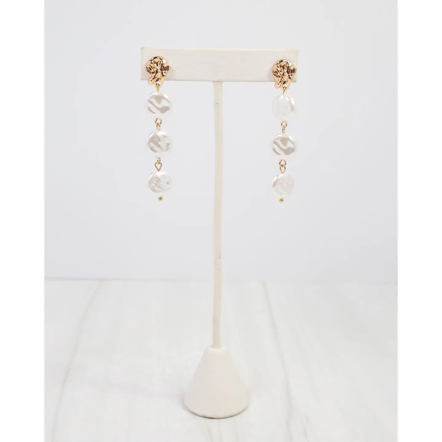 Dangle Pearl Earrings - Caroline Hill