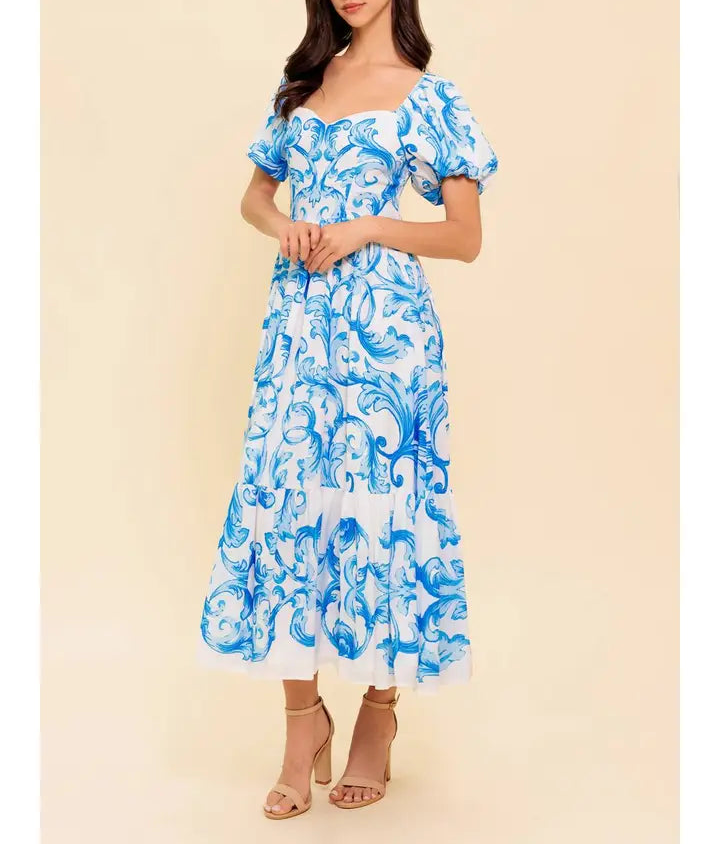 Porcelain Romance Midi