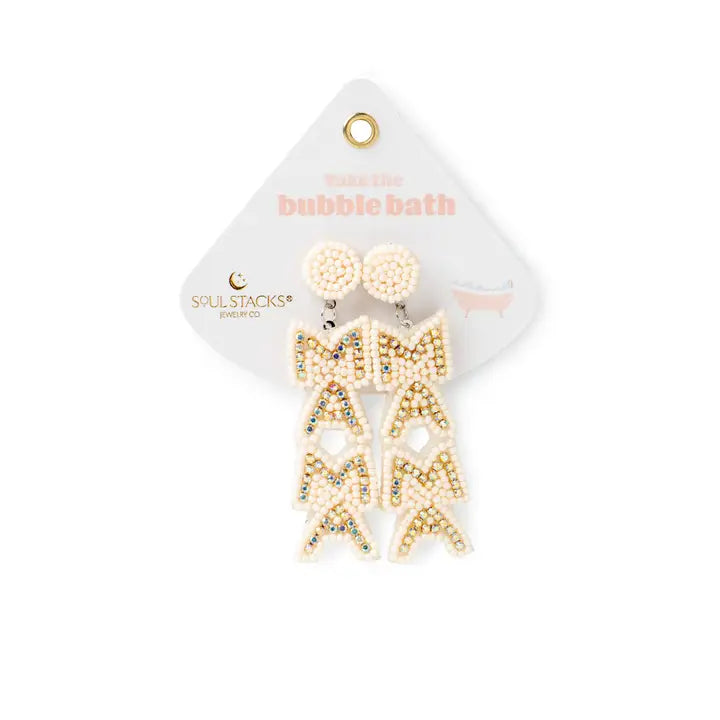 Soul Stacks Dream Big Beaded Earrings - MAMA