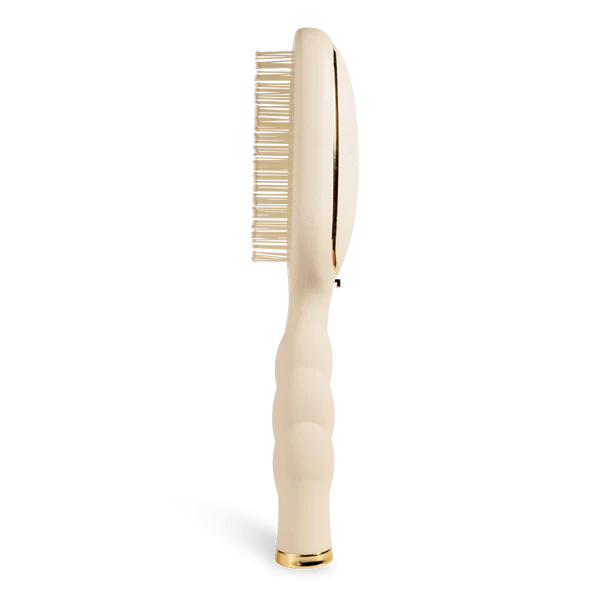 TELETIES - Detangler Hair Brush For Thick Hair - Ivory