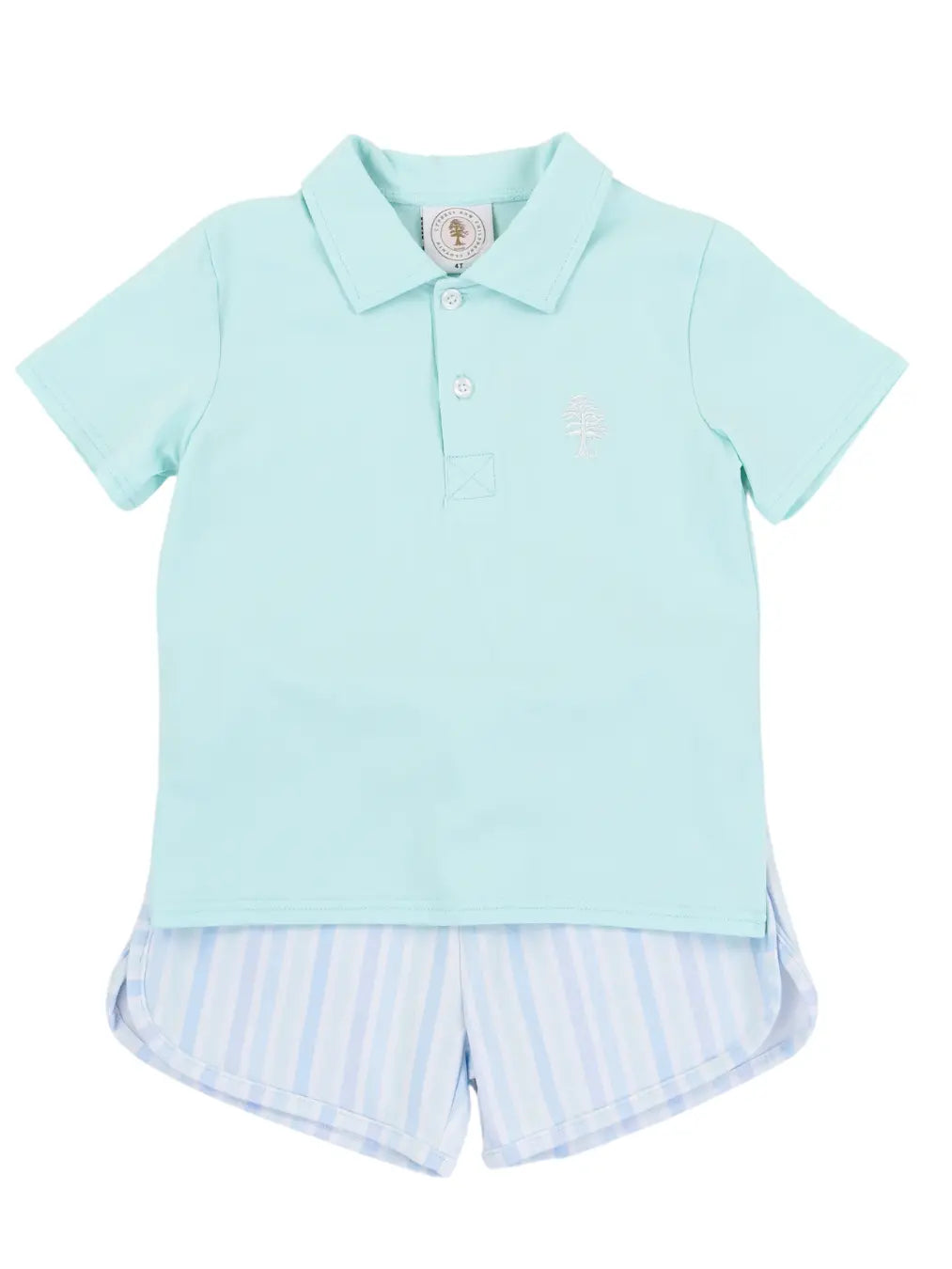Seaside Stripe Porter Polo Set