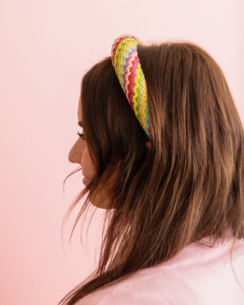 Colorburst Rattan Headband