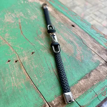 Silicone and Stainless Steel Bracelet