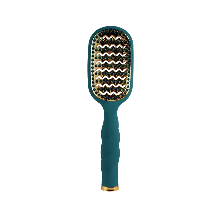 Vented Hair Brush - Teal with It - TELETIES