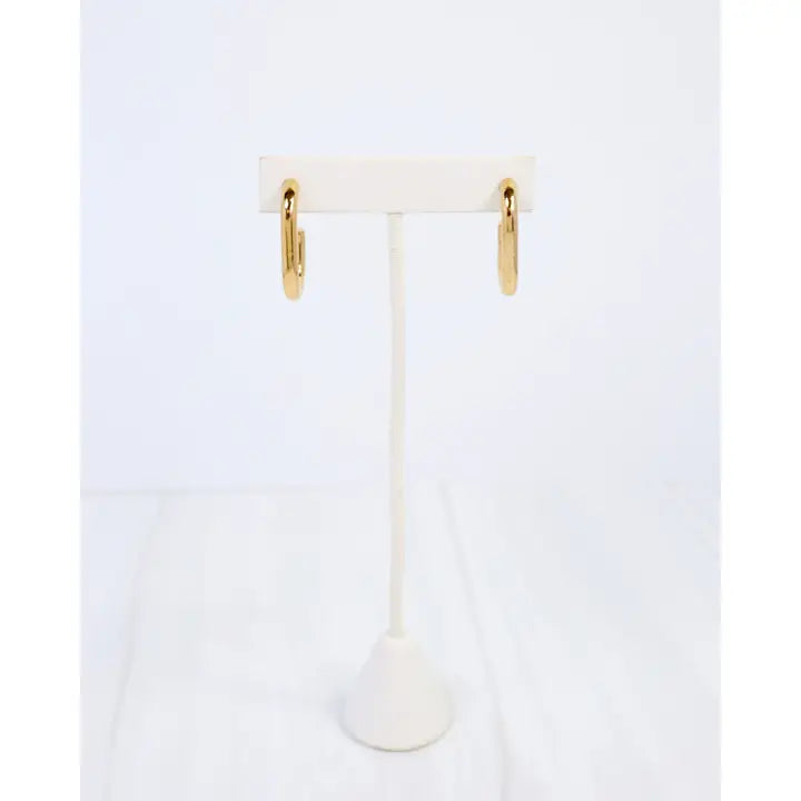 Caroline Hill - Greenfield Hoop Earring - Gold