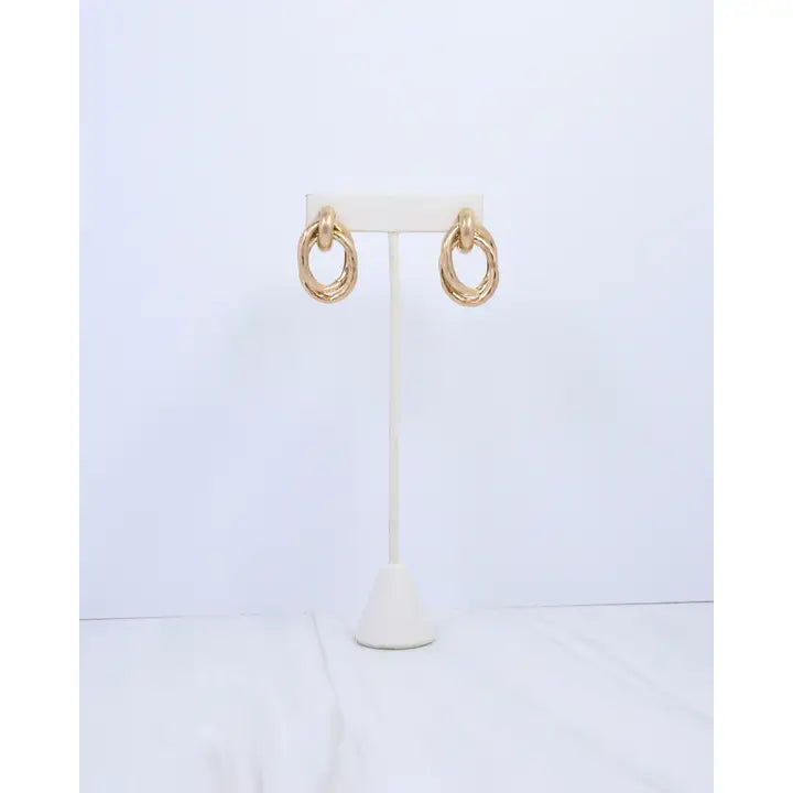 Golden Tide Hoops - Caroline Hill