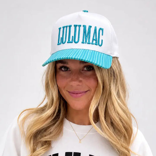 Lulu Mac - Adult - Blue Stripe Cap