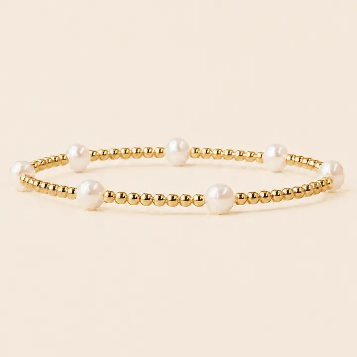 The Golden Pearl Belle Bracelet