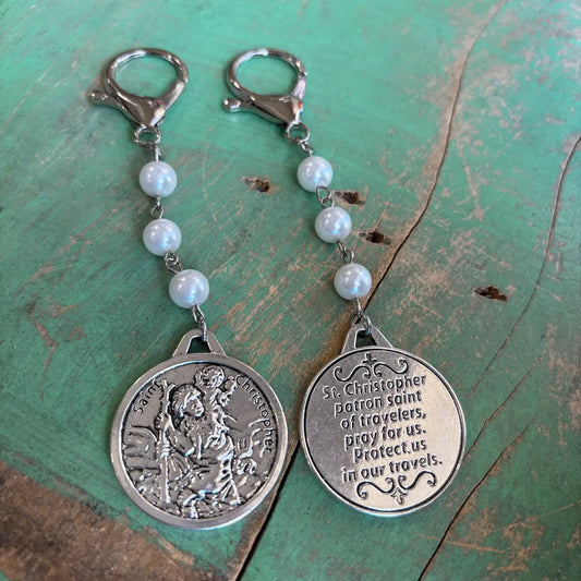 Silver Purse Blessing -  St Christopher