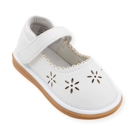 Ellie White Squeak Shoe