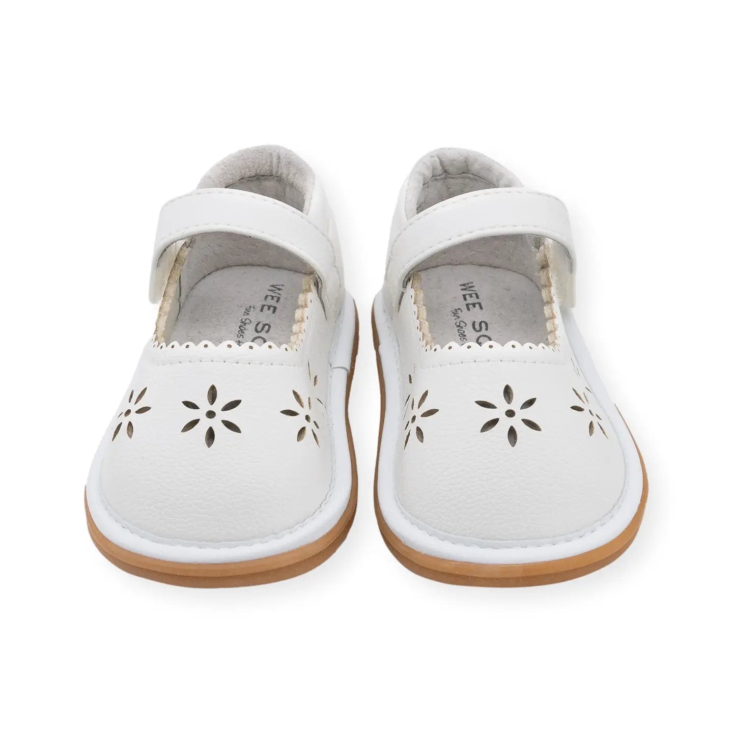 Ellie White Squeak Shoe