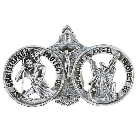 St Christopher/Ol Highway Visor Clip