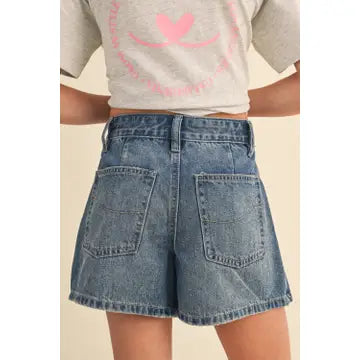 Reese Denim Skort - Tween