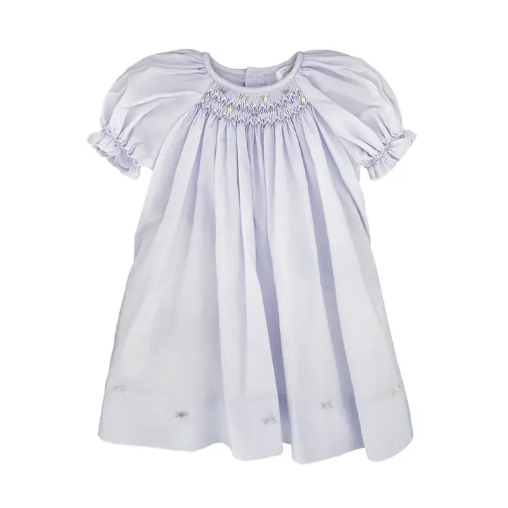 Pretty in Purple Smocked Dress