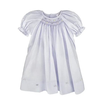 Pretty in Purple Smocked Dress