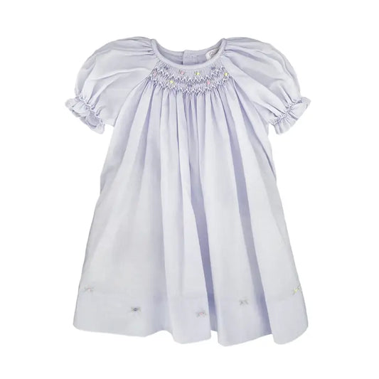 Pretty in Purple Smocked Dress