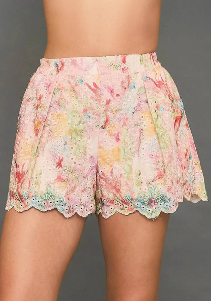 Darling Bloom Eyelet Shorts