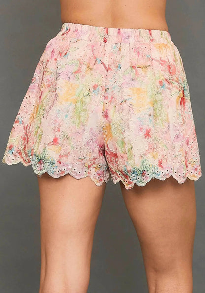 Darling Bloom Eyelet Shorts