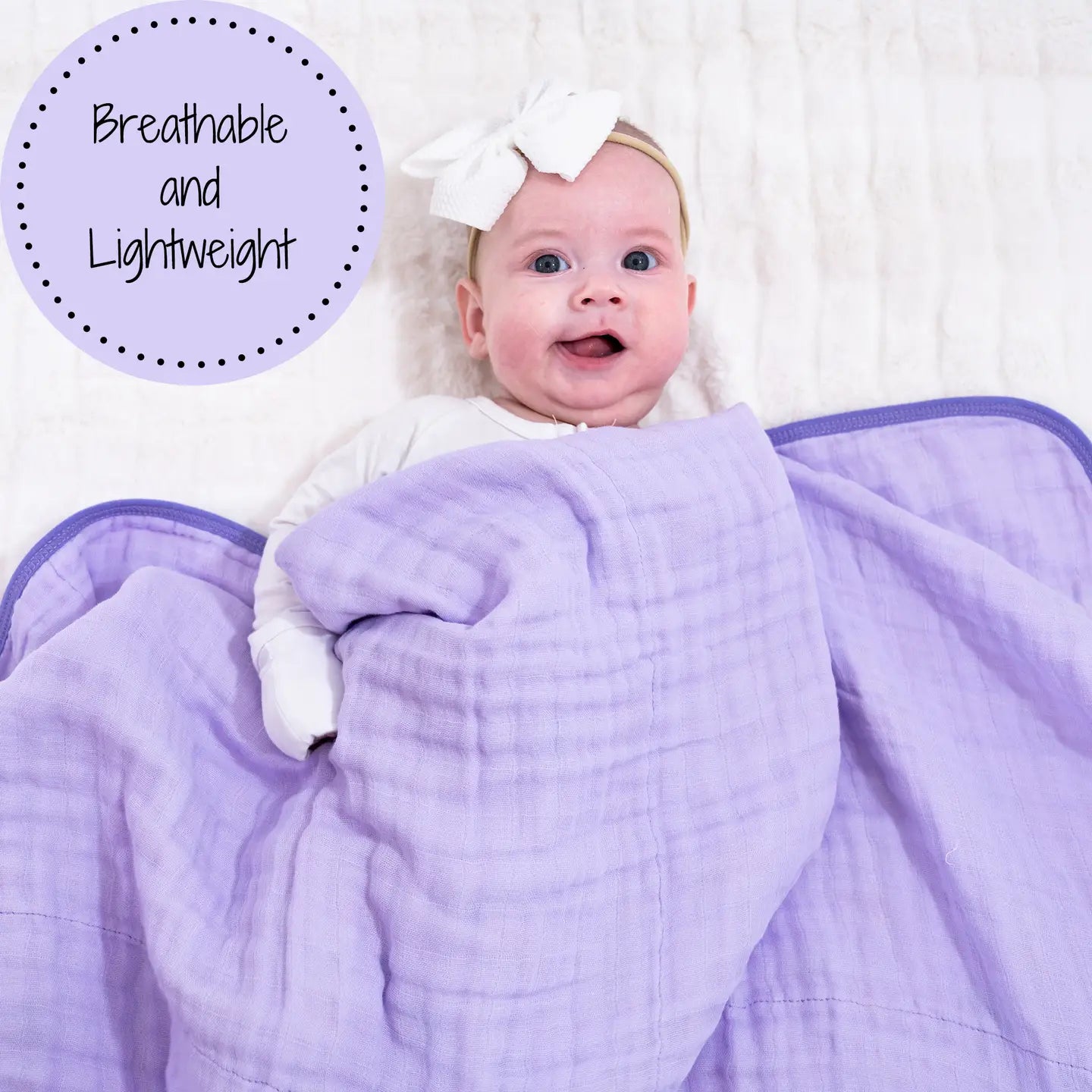 Cute Goose Baby Toddler Cotton Muslin Blanket 47"x47"