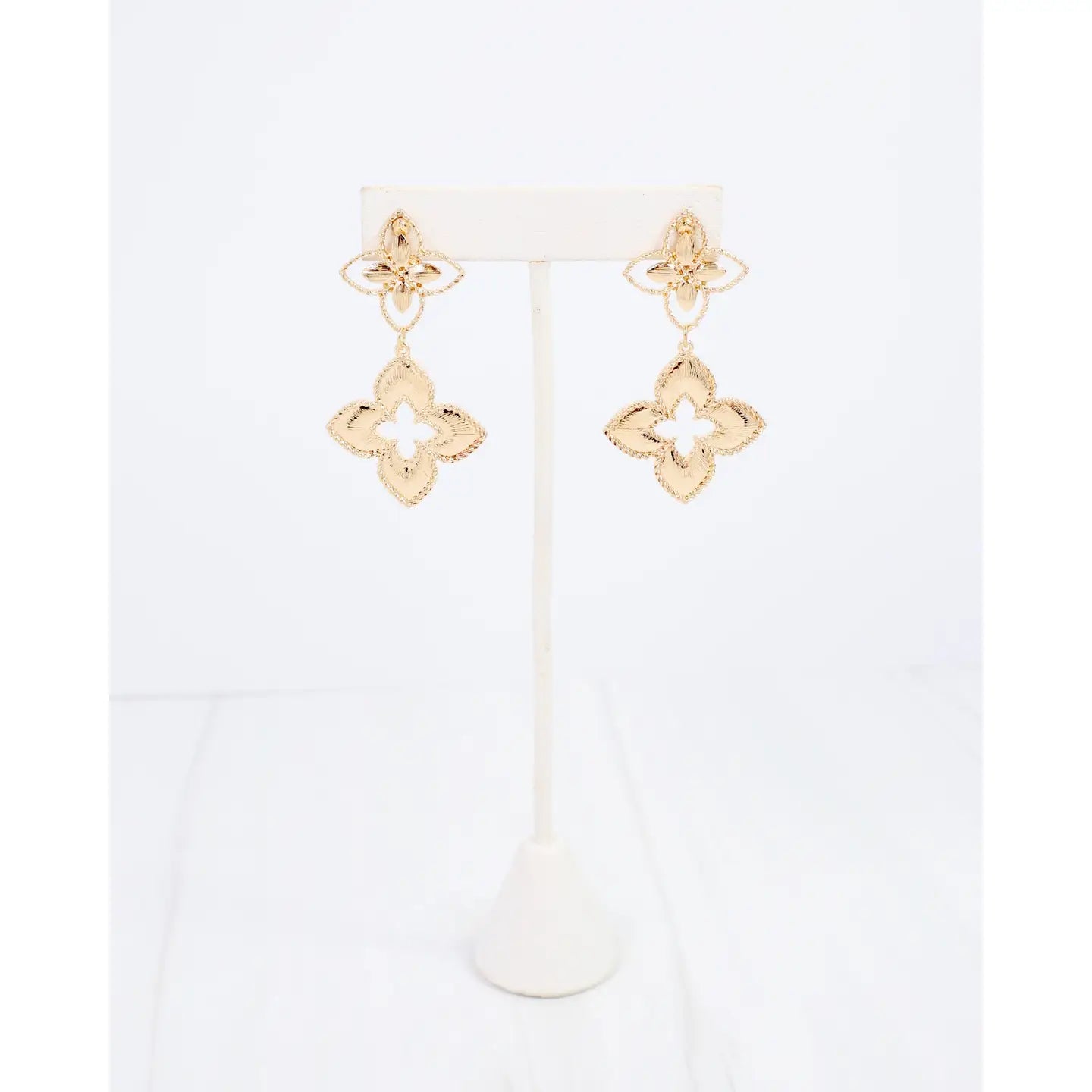 Guymon Quatrefoil Dangle Earrings - Caroline Hill