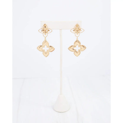 Guymon Quatrefoil Dangle Earrings - Caroline Hill