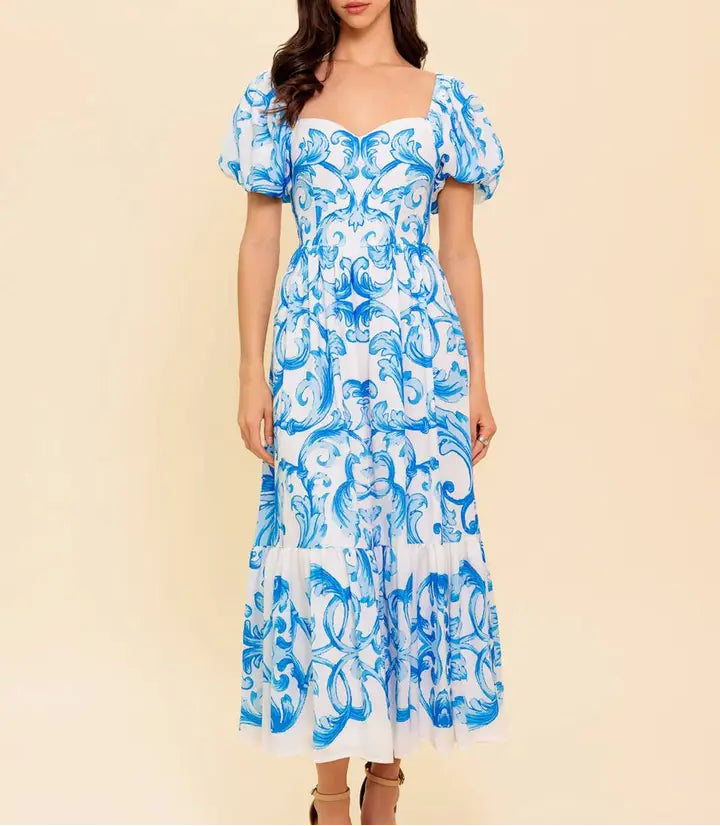 Porcelain Romance Midi