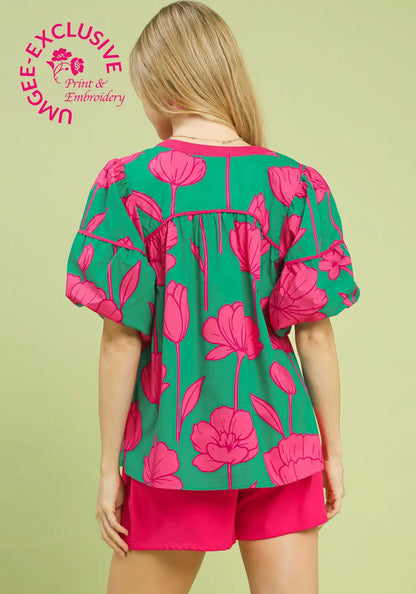Le Vert Luxe Blouse