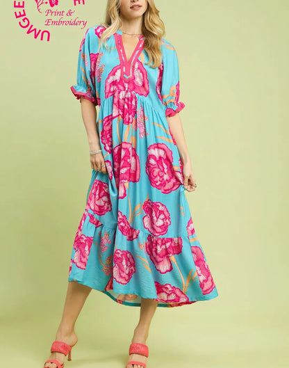 Pink Lagoon Dress