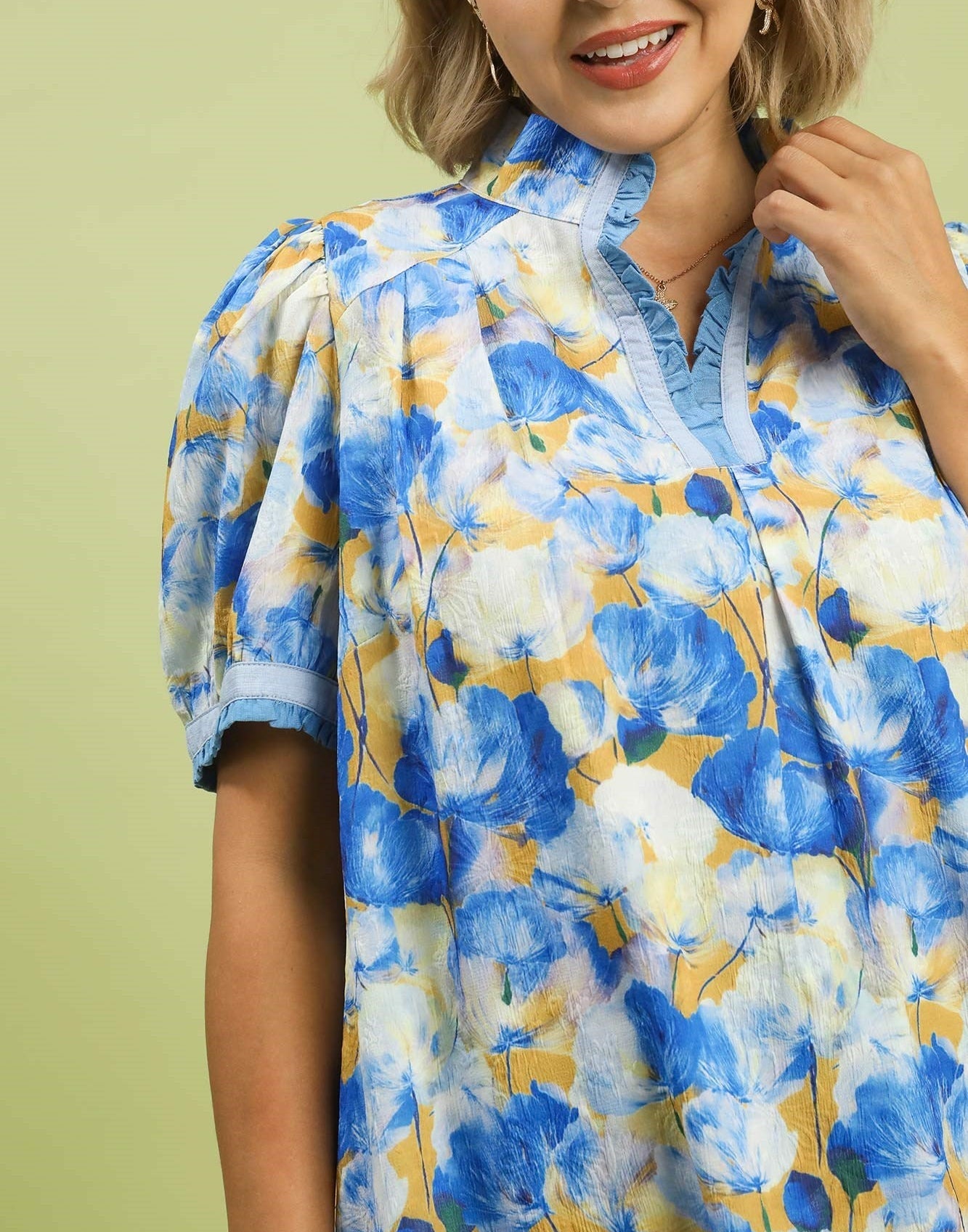 Blue Whisper Dress - Plus