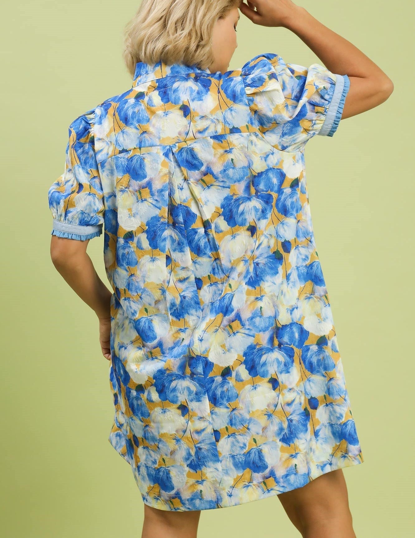 Blue Whisper Dress - Plus