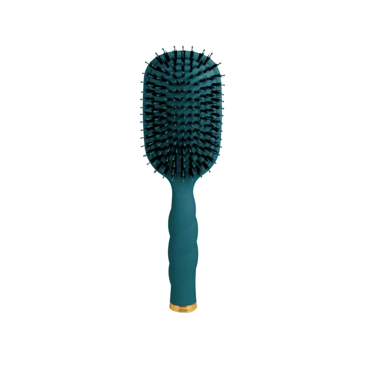 Boar Bristle Hair Brush - Teal with It - TELETIES