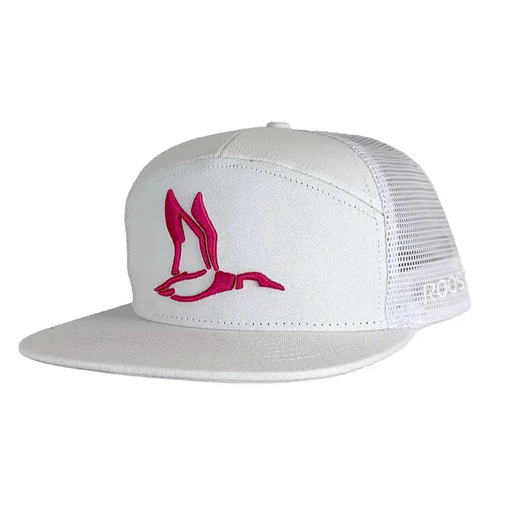 Roost White 7 Panel Pink 3D Puff Duck - Adult
