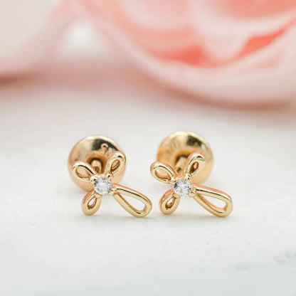 Petite Cross Earrings