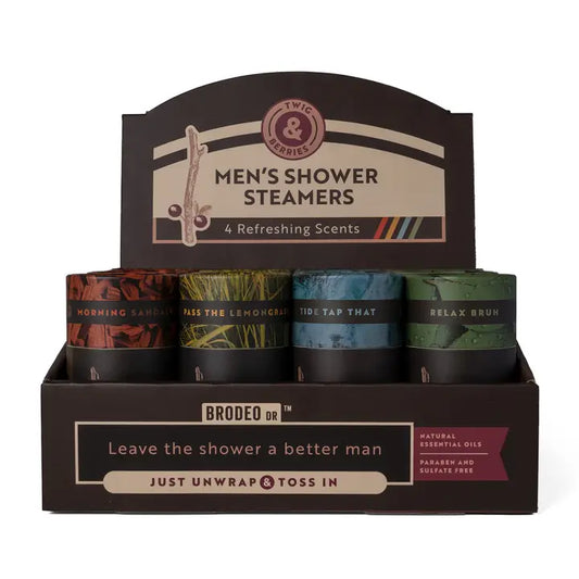 Brodeo Drive Twig & Berries Men's Shower Steamers - Pick your scent!
