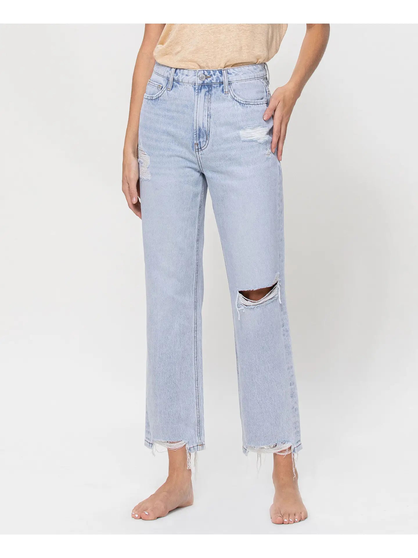 Sunwashed Straight Jeans