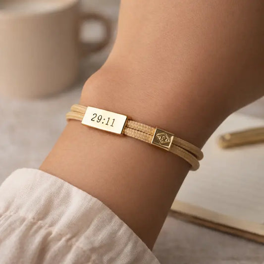 Sentiment Bracelet – Jeremiah 29:11 | Yellowed Cord