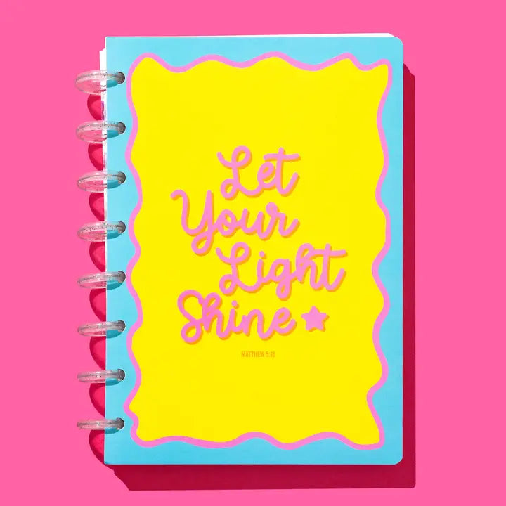 Let Your Light Shine Disc Bound Notebook