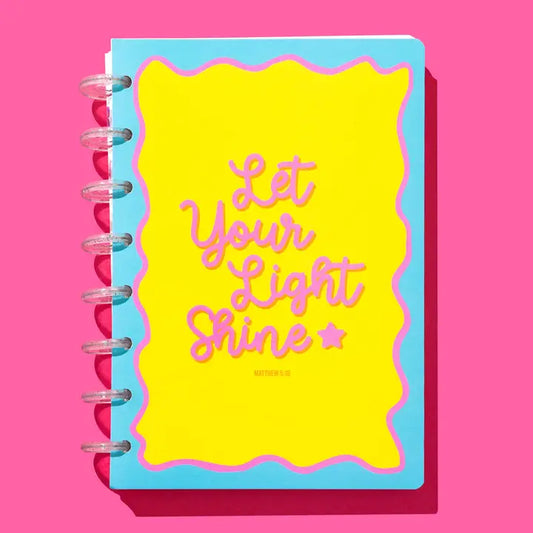 Let Your Light Shine Disc Bound Notebook