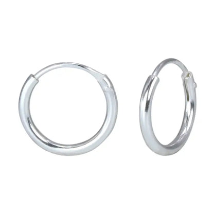 Sterling Silver Endless Hoop Earring For Babies + Kids
