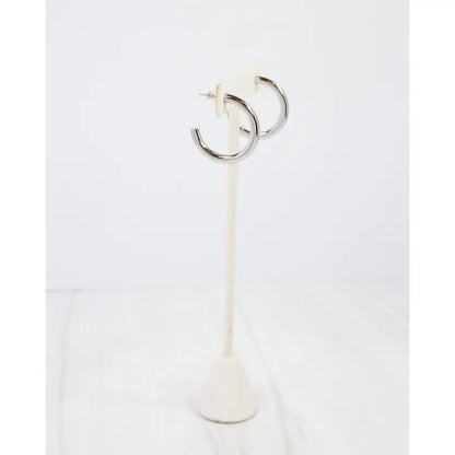 Caroline Hill - Dalles Hoop Earring - Silver