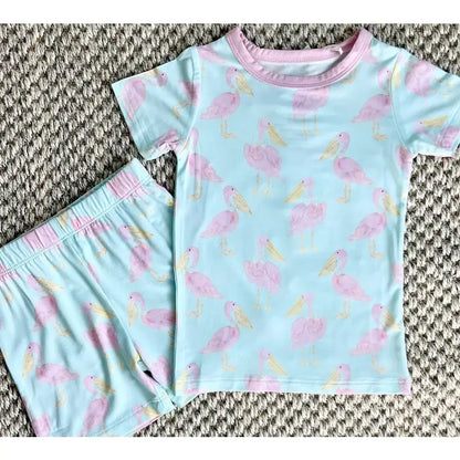 Pink Pelican Two Piece Pajama Short Set