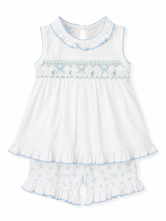 Eloise's Classics Smocked Short Set