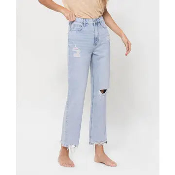 Sunwashed Straight Jeans