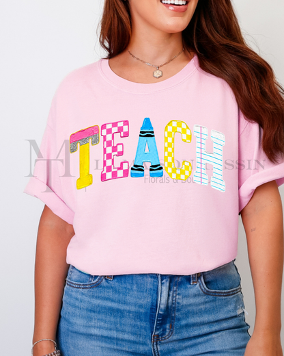 Crayon & Kindness Tee (Made to Order)