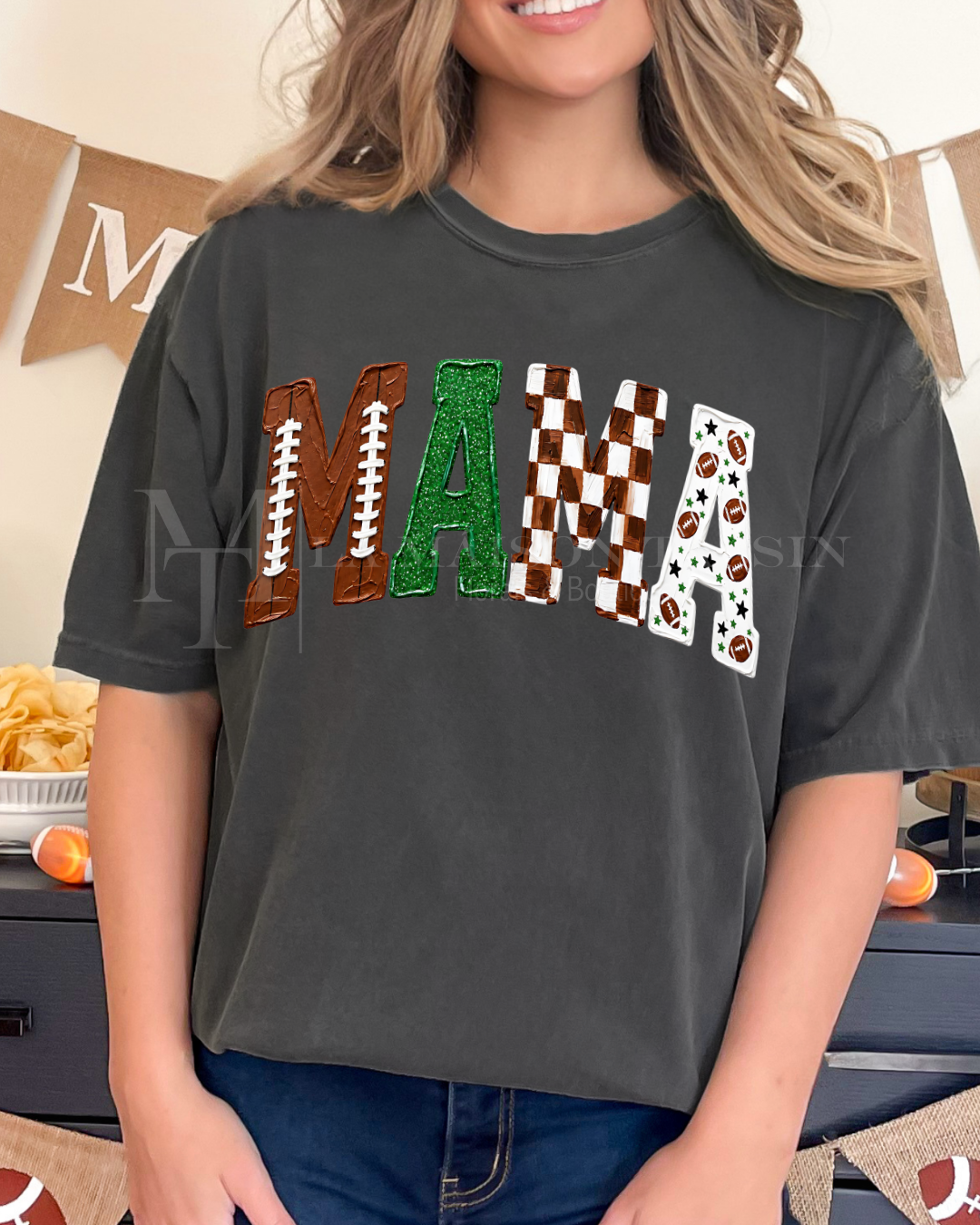 Football MAMA Tee (Made to Order)
