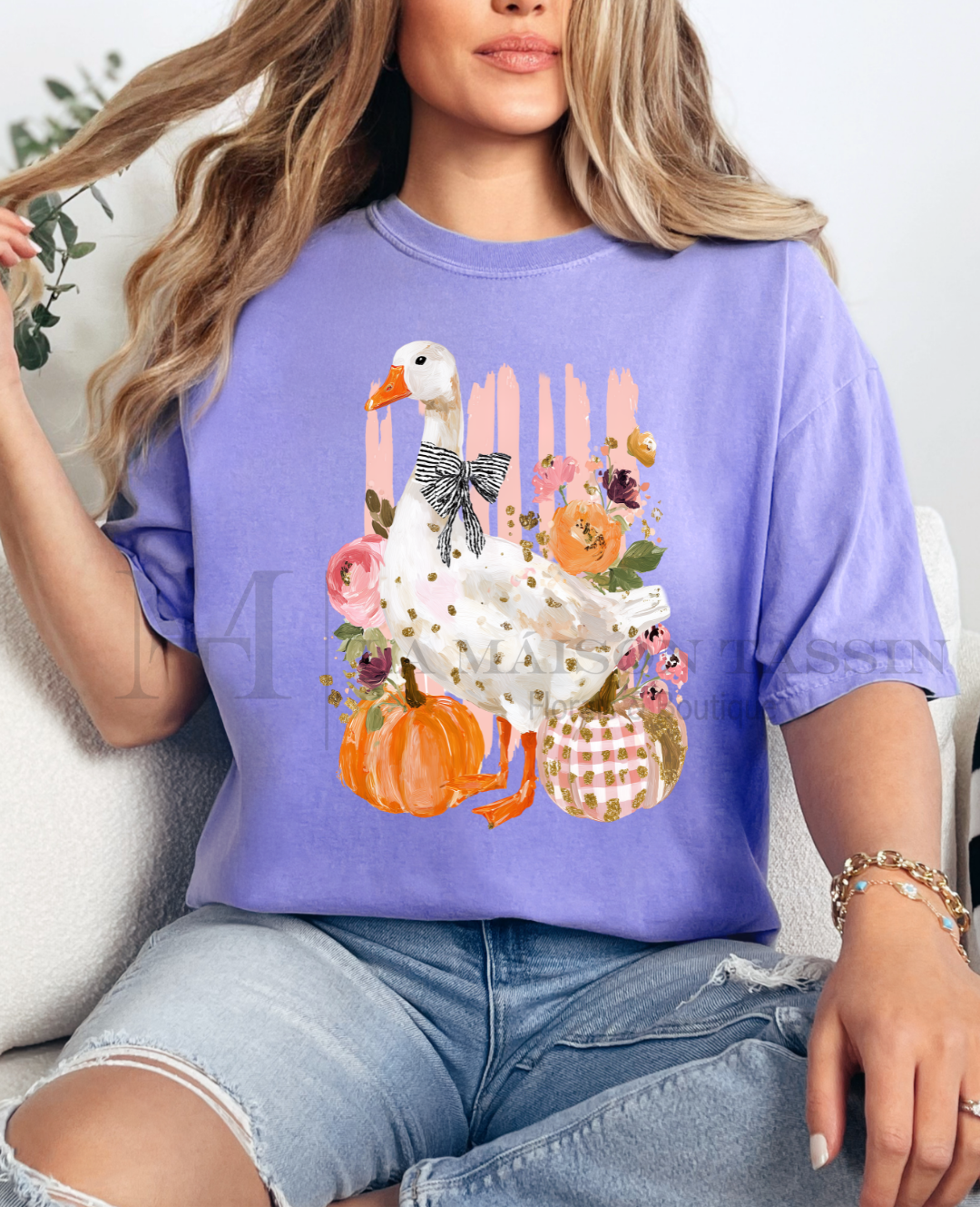 Fall Goose Tee (Made to Order)